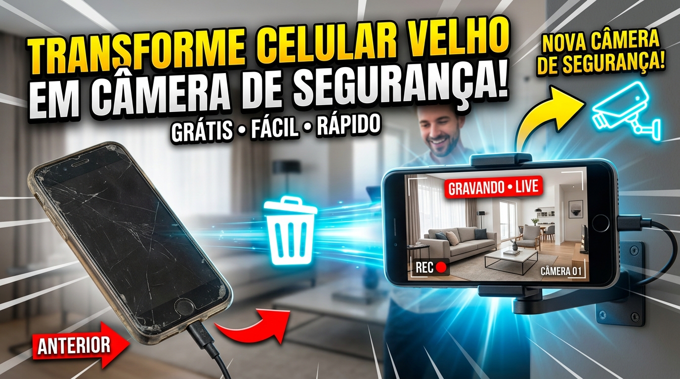 Transforme Smartphone em Câmera de Segurança